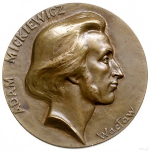 medal z 1898 roku autorstwa Wacława Szymanowskiego pośw...