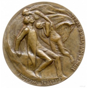 medal z 1898 roku autorstwa Wacława Szymanowskiego pośw...
