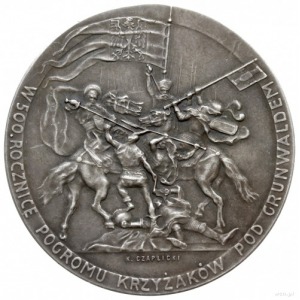 medal z 1910 roku autorstwa Karola Czaplickiego wybity ...
