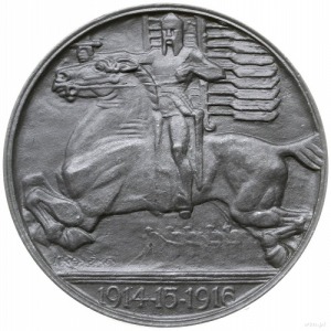 medal z 1916 roku autorstwa Jana Raszki poświęcony Józe...