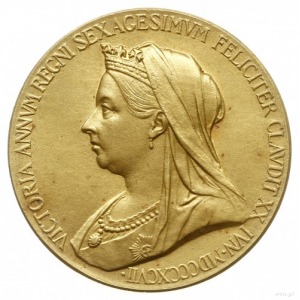 medal z 1897 roku autorstwa G. W. Saulles’a wykonany na...