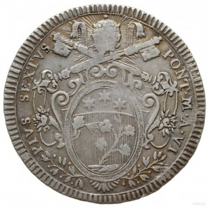scudo 1780; Dav. 1471, Berman 2958; srebro 26.95 g, pat...