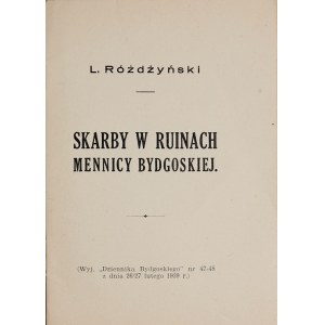 Różdzyński L., Skarny w ruinach menniczy bydgoskiej. Bydgoszcz 1939