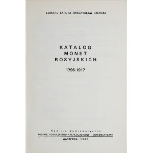 Safuta Ed., Czerski M., Katalog monet rosyjskich 1796-1917, Warszawa 1988.