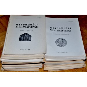 Wiadomości numizmatyczne, różne numery wg. specyfikacji, 45 szt.