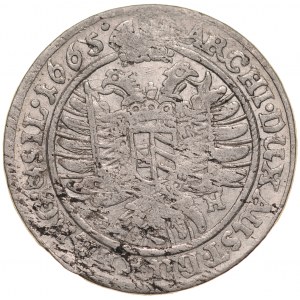 Śląsk, Leopold I 1657-1705, VI krajcarów 1665, Wrocław.