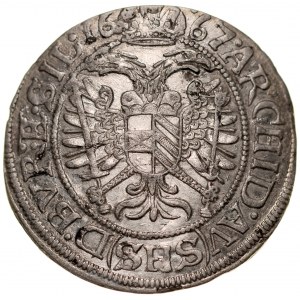 Śląsk, Leopold I 1657-1705, 3 krajcary 1667, Wrocław.