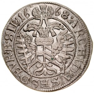 Śląsk, Leopold I 1657-1705, 3 krajcary 1668, Wrocław.