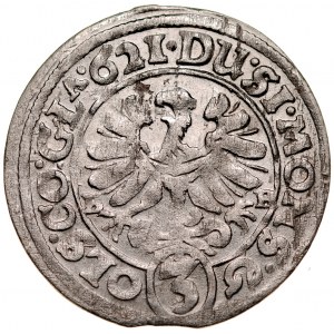 Śląsk, Księstwo Ziębicko-Oleśnickie, Henryk Wacław i Karol Fryderyk 1617-1639, 3 krajcary 1621, Oleśnica.