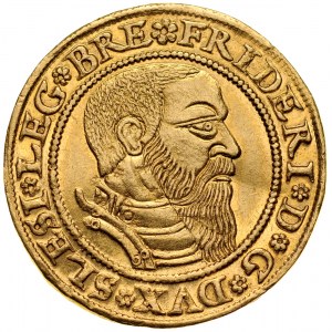 Śląsk, Księstwo Legnicko-Brzesko-Wołowskie, Fryderyk II 1505-1547, Dukat 1544, Legnica.