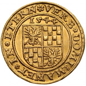 Śląsk, Księstwo Legnicko-Brzesko-Wołowskie, Fryderyk II 1505-1547, Dukat 1544, Legnica.