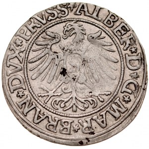 Prusy Książęce, Albrecht Hohenzollern 1525-1568, Grosz 1535, Królewiec.