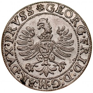 Prusy Książęce, Jerzy Fryderyk 1578-1603, Grosz 1595, Królewiec.