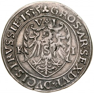 Prusy Książęce, Albrecht Hohenzollern 1525-1568, Szóstak 1535, Królewiec.