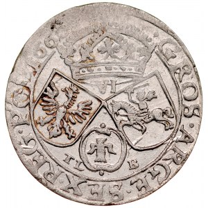 Jan II Kazimierz 1649-1668, Szóstak 1660 TL-B, Kraków.