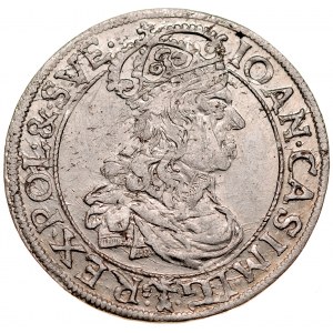 Jan II Kazimierz 1649-1668, Szóstak 1660 TL-B, Kraków.