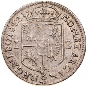 Jan II Kazimierz 1649-1668, Ort 1652 MW, Wschowa.