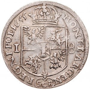 Jan II Kazimierz 1649-1668, Ort 1655 SCH, Kraków.