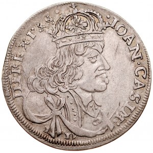 Jan II Kazimierz 1649-1668, Ort 1656 IC, Kraków.