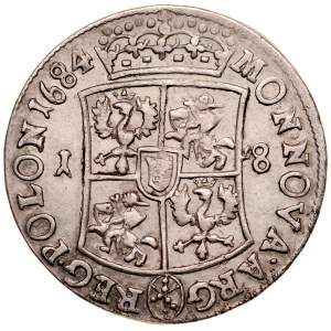 Jan III Sobieski 1674-1696, Ort 1684 TLB, Bydgoszcz.