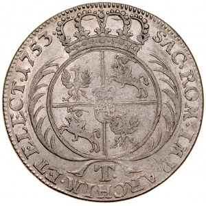 August III 1733-1763, Tymf 1753, Lipsk.