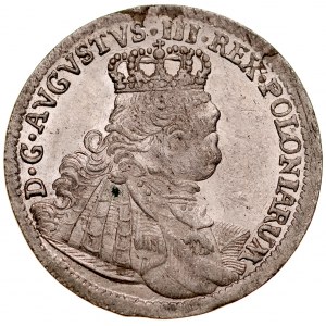 August III 1733-1763, Szóstak 1754, Lipsk.