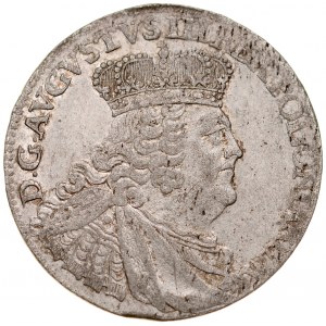 August III 1733-1763, Szóstak 1755, Lipsk.