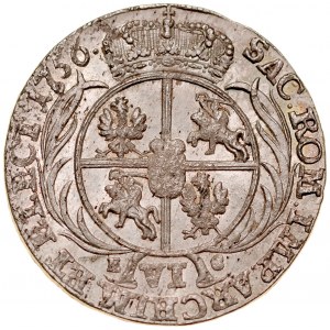 August III 1733-1763, Szóstak 1756, Lipsk.