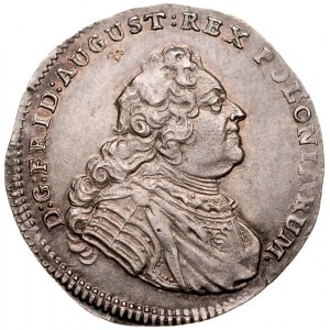 August III 1733-1763, 1/6 talara 1749, Drezno.