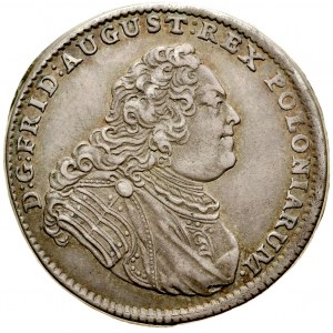 August III 1733-1763, 1/6 talara 1750, Drezno.