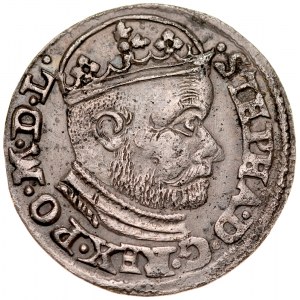 Stefan Batory 1576-1586, Trojak 1585, Olkusz.