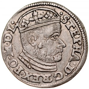 Stefan Batory 1576-1586, Trojak 1586, Olkusz.