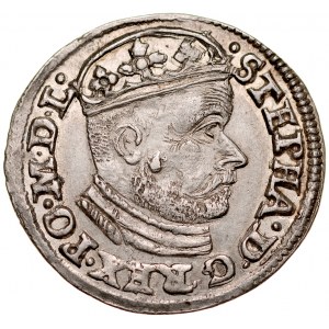 Stefan Batory 1576-1586, Trojak 1586, Olkusz.