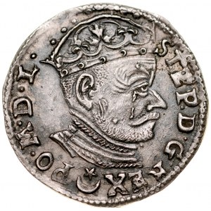 Stefan Batory 1576-1586, Trojak 1582, Wilno.
