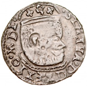 Stefan Batory 1576-1586, Trojak 1586, Olkusz, imitacja.