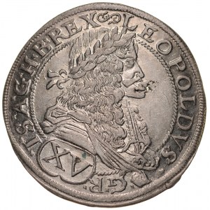 Węgry, Leopold I 1657-1705, XV krajcarów 1675, Bratysława.