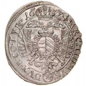 Austria, Leopold I 1657-1705, VI krajcarów 1674, Wiedeń.