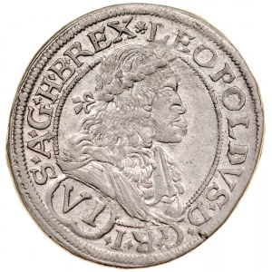 Austria, Leopold I 1657-1705, VI krajcarów 1676, Wiedeń.