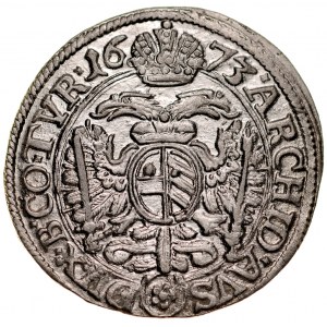 Austria, Leopold I 1657-1705, 3 krajcary 1673, Wiedeń.