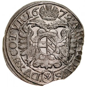 Austria, Leopold I 1657-1705, 3 krajcary 1672, Wiedeń.