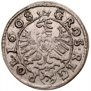 Zygmunt III 1587-1632, Grosz 1608, Kraków.