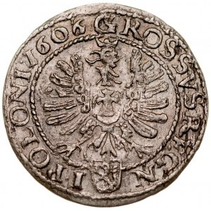 Zygmunt III 1587-1632, Grosz 1606/5, Kraków.