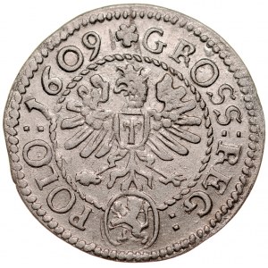 Zygmunt III 1587-1632, Grosz 1609, Kraków.
