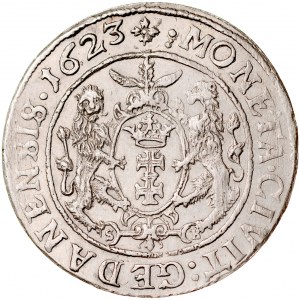 Zygmunt III 1587-1632, Ort 1623, Gdańsk. RRR.