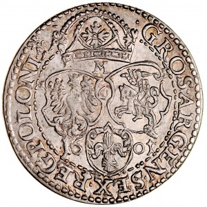 Zygmunt III 1587-1632, Szóstak 1601, Malbork.