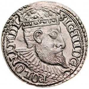 Zygmunt III 1587-1632, Trojak 1599, Olkusz.