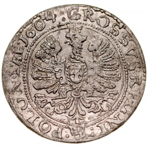 Zygmunt III 1587-1632, Grosz 1604, Kraków.