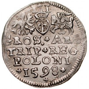 Zygmunt III 1587-1632, Trojak 1598, Lublin.