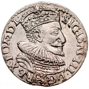 Zygmunt III 1587-1632, Trojak 1593, Malbork.