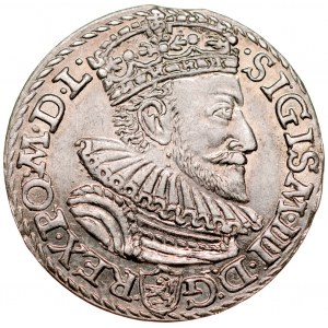 Zygmunt III 1587-1632, Trojak 1593, Malbork.